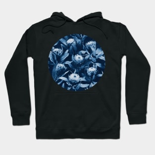 Evening Proteas - Denim Blue Hoodie